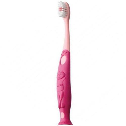 Elgydium Kids Soft Toothbrush Ροζ - Φούξια Μαλακή Οδοντόβουρτσα για Παιδιά 2 ως 6 Ετών 1 Τεμάχιο